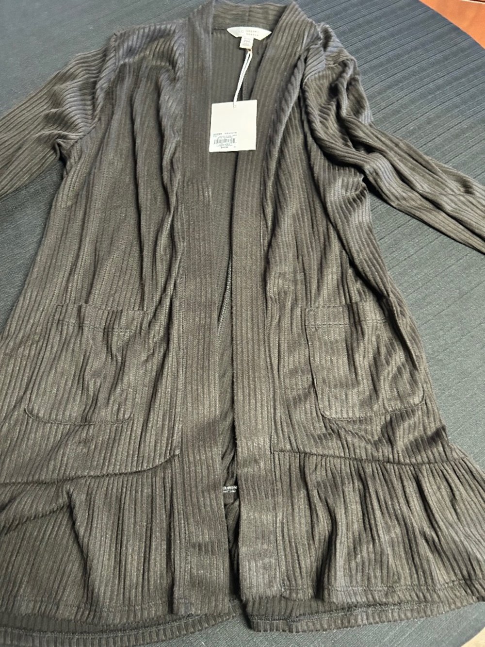 Lauren Conrad Cardigan Black Petite Medium NWT